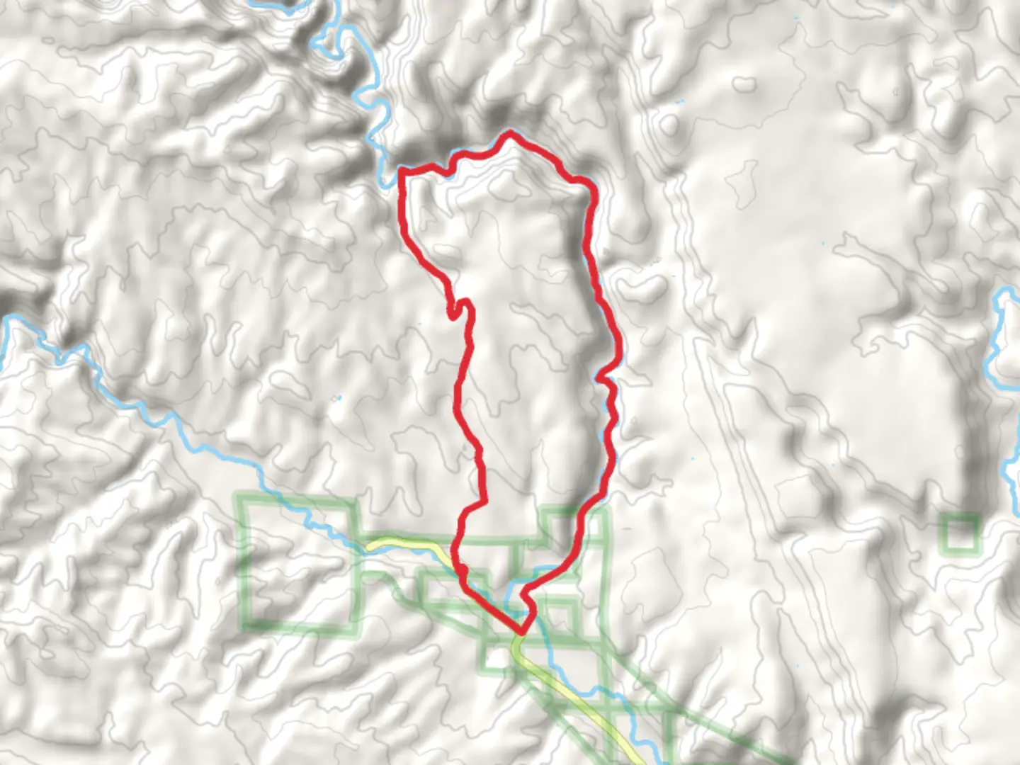 An image depicting the trail Middle Fork Loop Trail and its surrounding area.