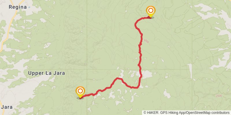 Continental Divide Trail - New Mexico stage 57 Map