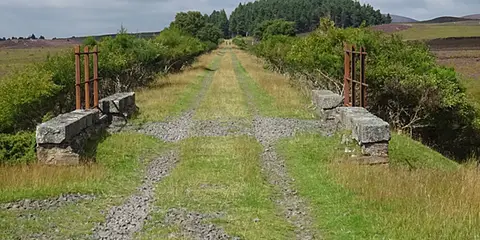 An image depicting the trail Dava Way and its surrounding area.