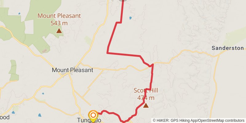 Lavender Federation Trail stage 5 Map
