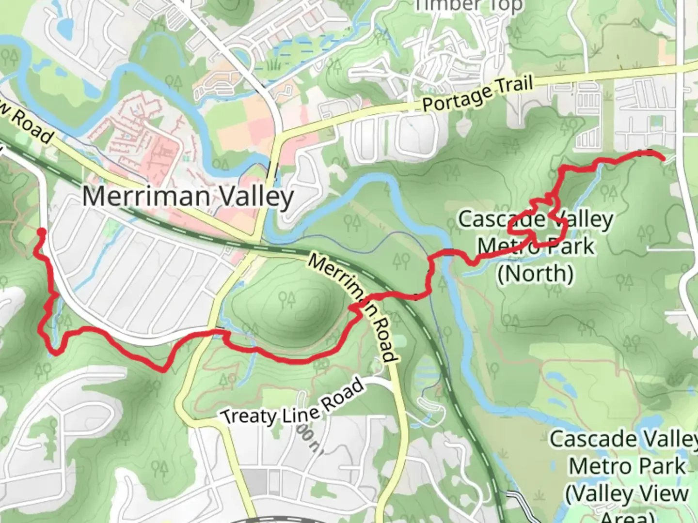 An image depicting the trail Buckeye - Valley Link Trail and Schumacher Trail and its surrounding area.