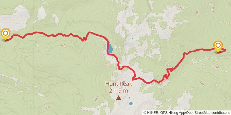 Ultra Pedestrian North Loop stage 247 Map