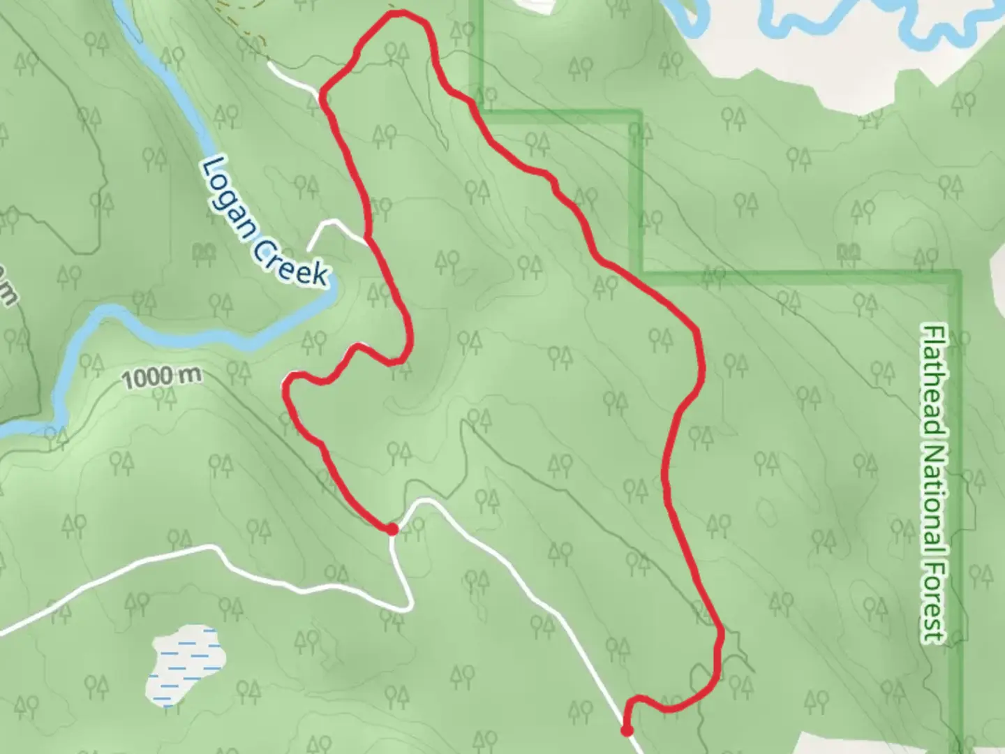 An image depicting the trail Chechako Trail and its surrounding area.