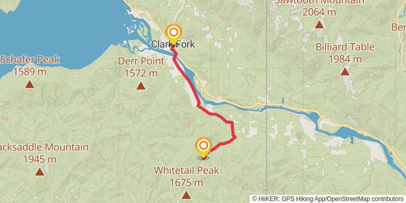 Ultra Pedestrian North Loop stage 7 Map