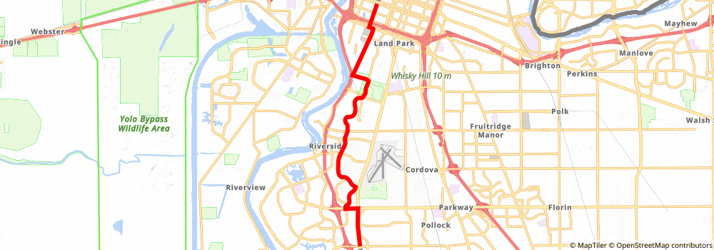 American Discovery Trail South Route stage 390 Map