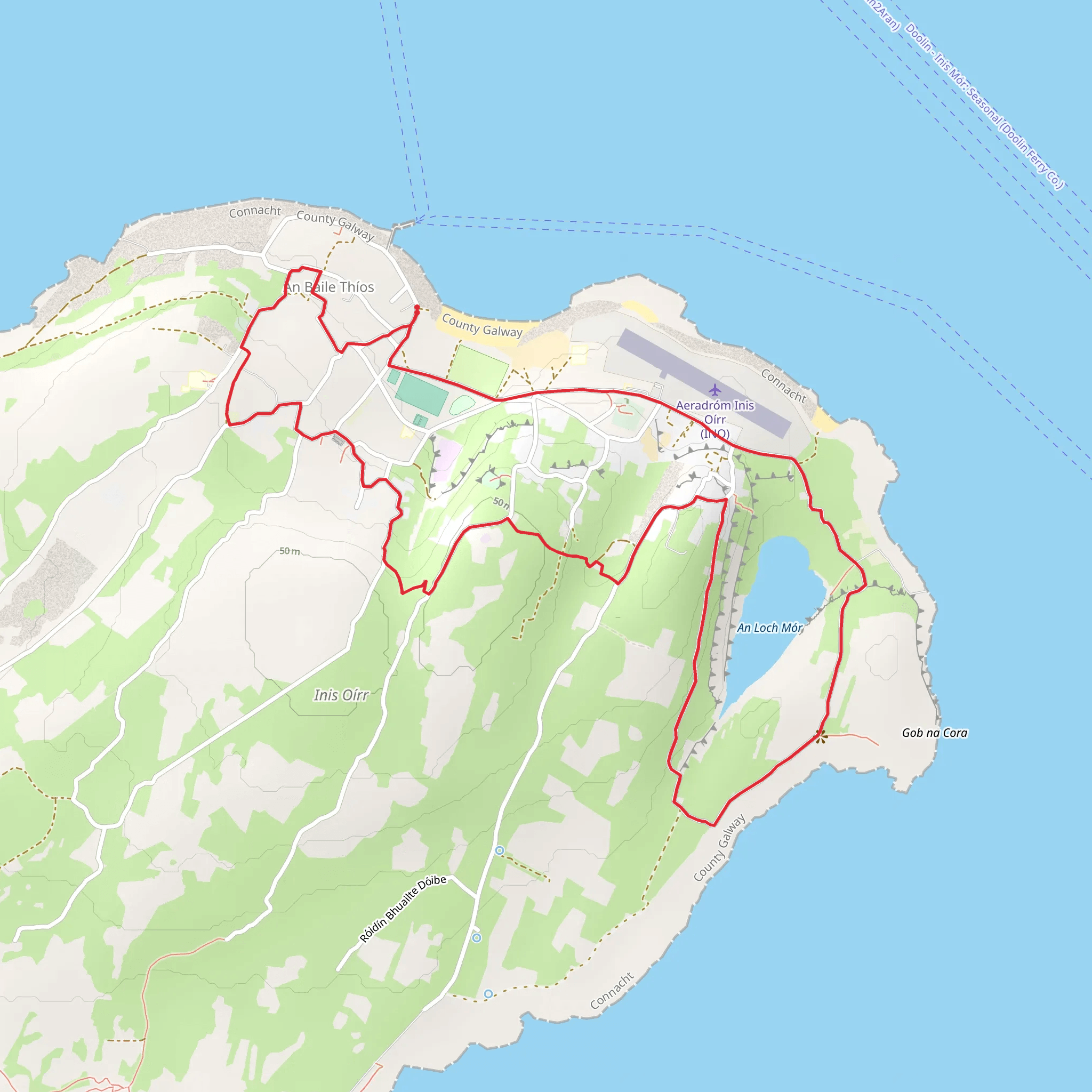 Inis Oirr - Lub Ceathru an Locha mobile static map