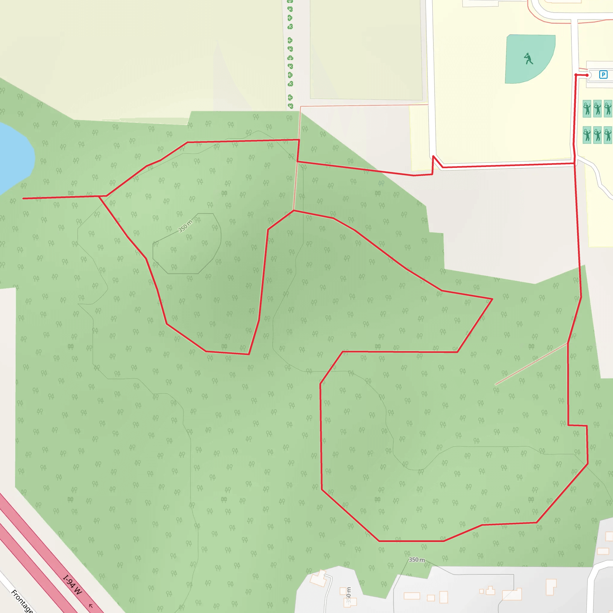 Lake Sarah Loop mobile static map