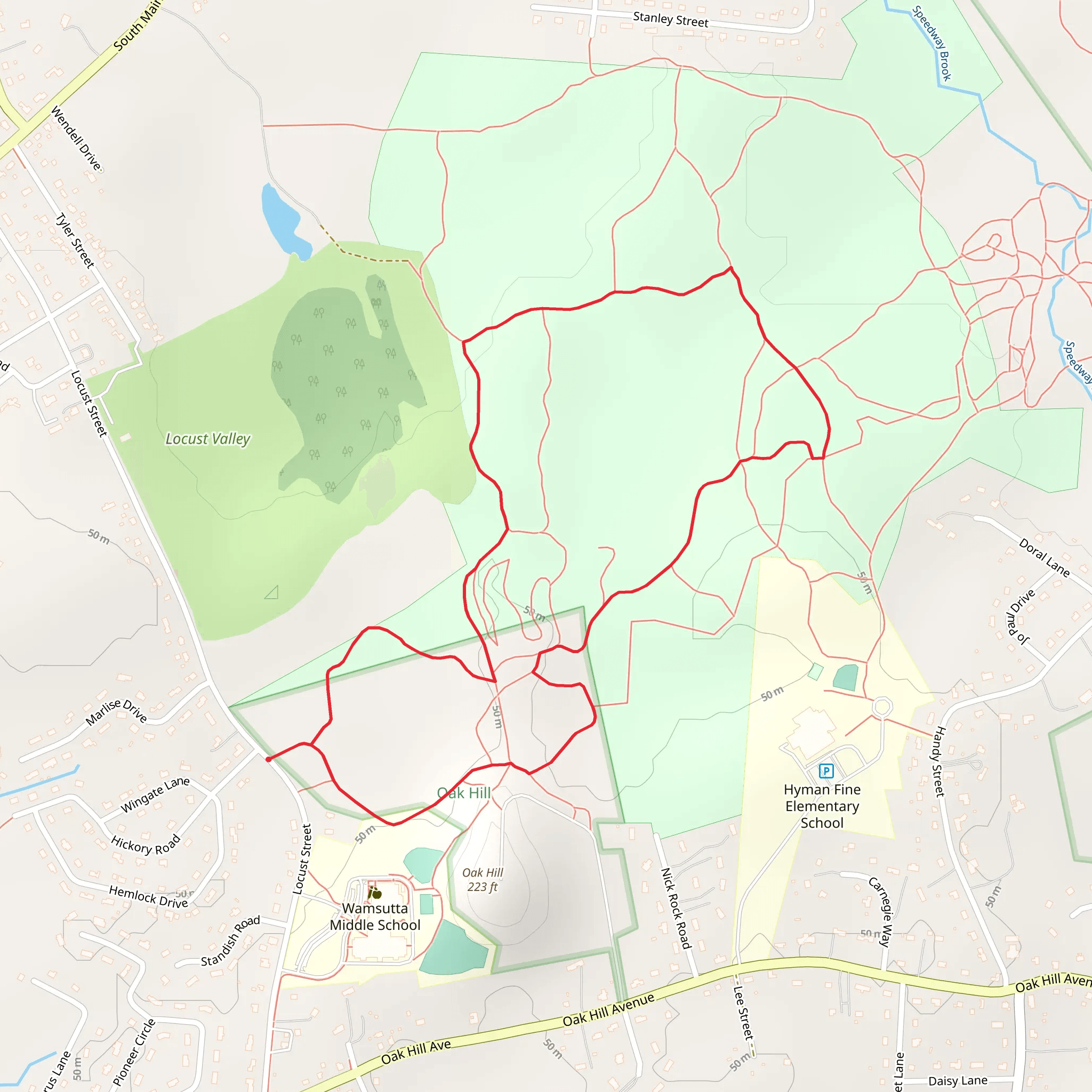 Locust Valley Country Club Loop mobile static map
