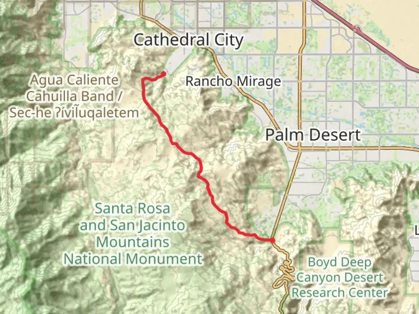 An image depicting the trail Dunn Road and Art Smith Trail and its surrounding area.
