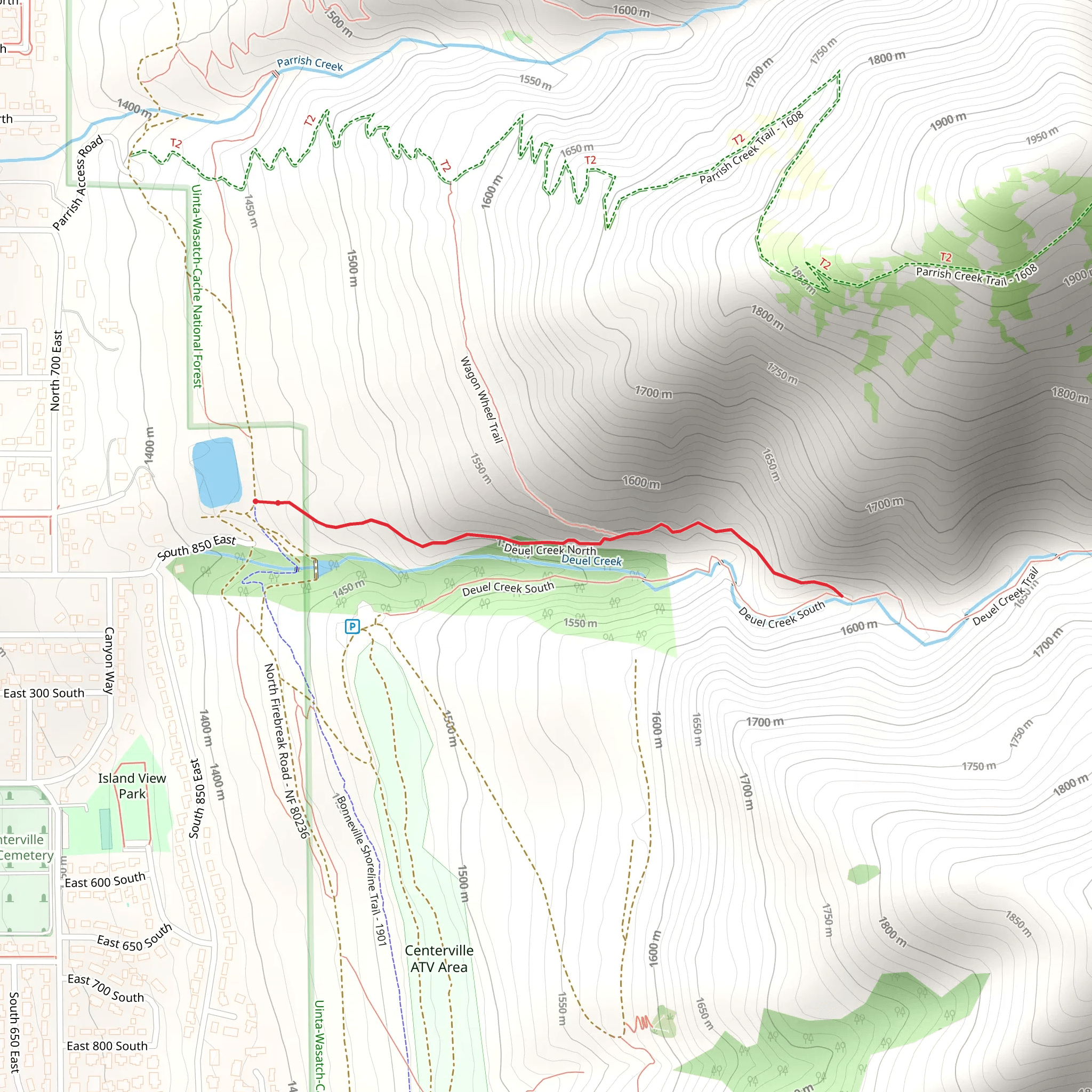 Deuel Creek North mobile static map