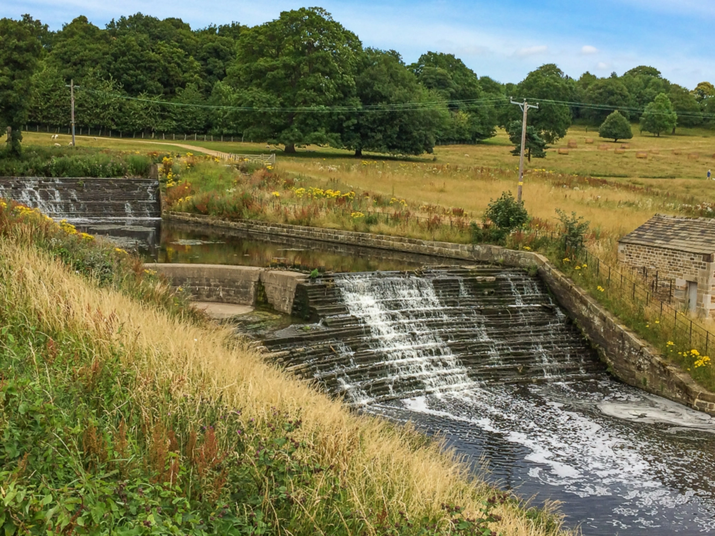 An image depicting the trail Bretton Country Park Loop and its surrounding area.