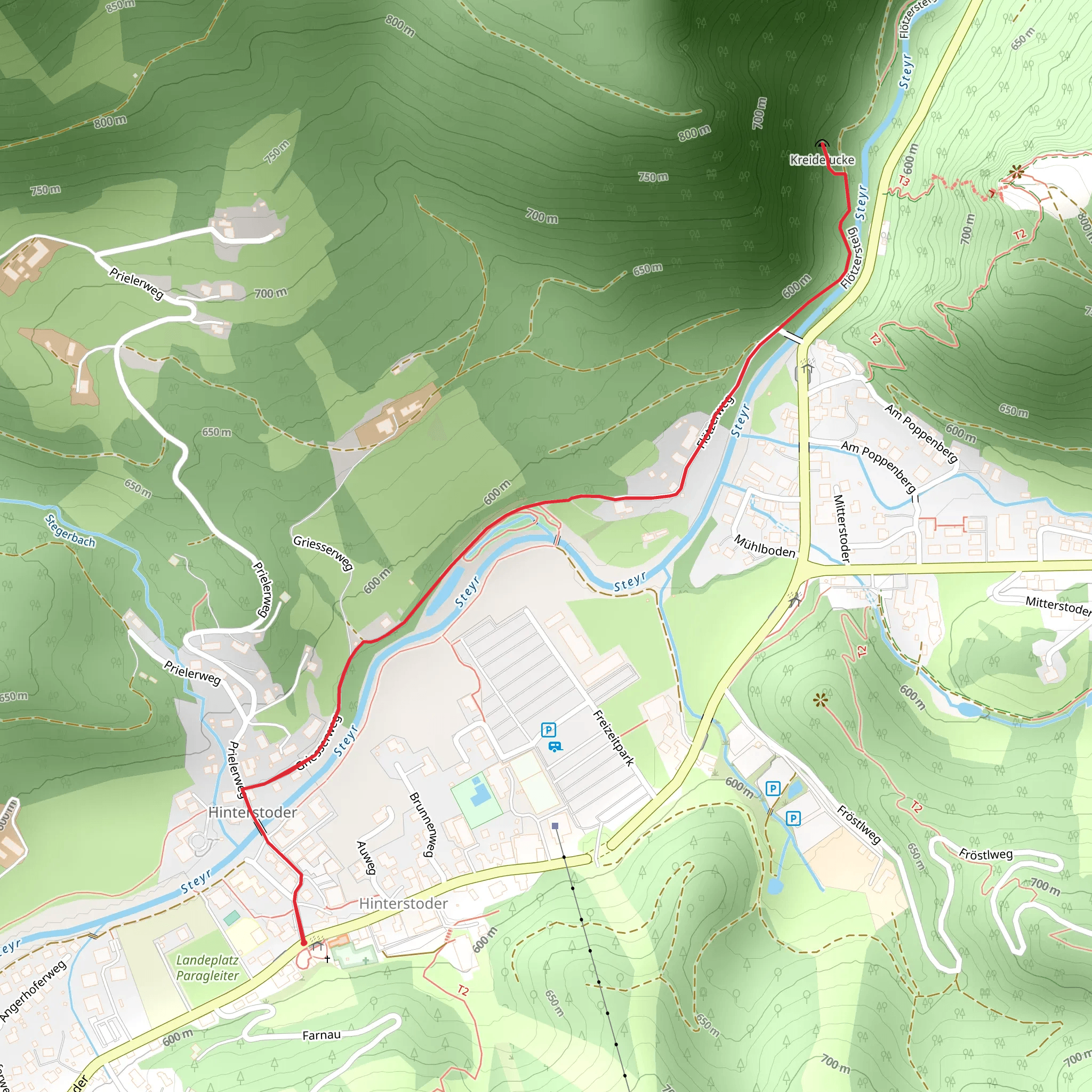 Kreidelucke mobile static map
