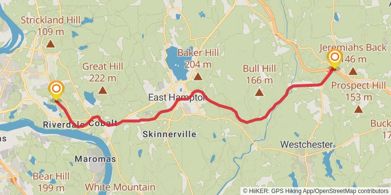 Air Line State Park Trail stage 1 Map