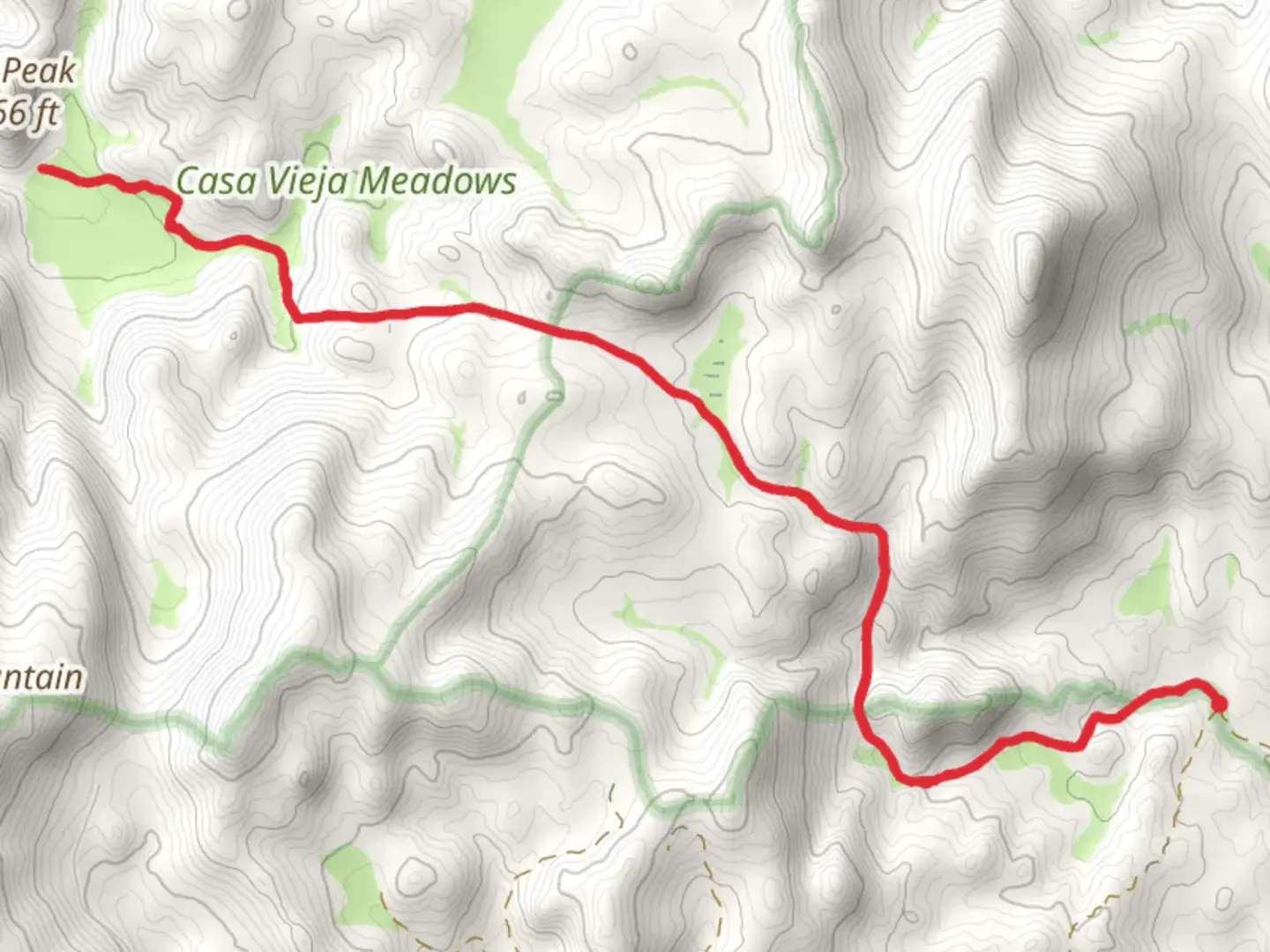 An image depicting the trail Snake Creek Trail and its surrounding area.