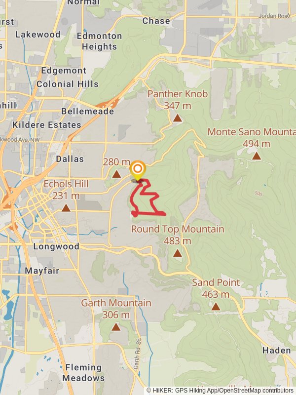 Alms House, Three Caves and Wagon Loop Trail