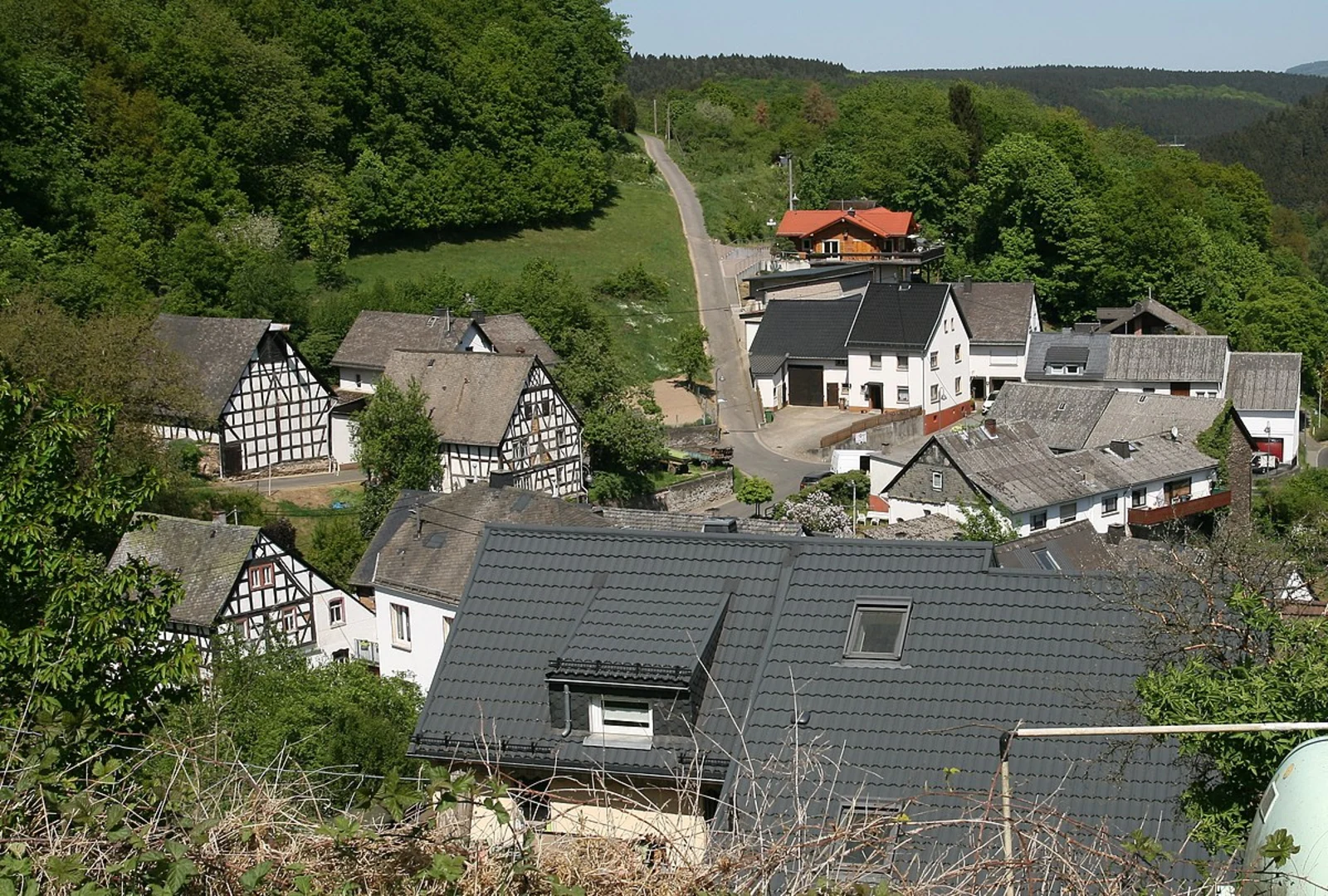 An image depicting the trail Kleiner Rundweg and Grosser Rundweg and its surrounding area.