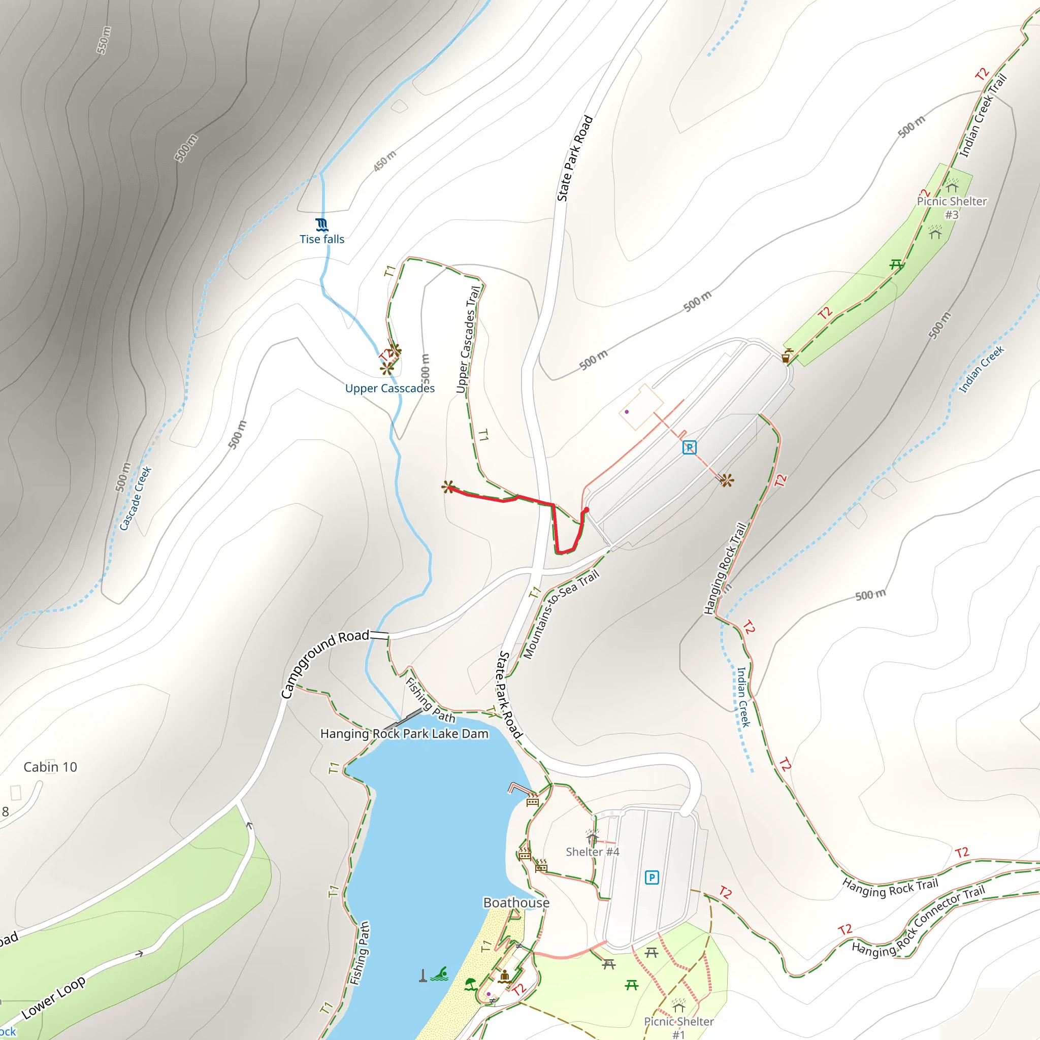 Rock Garden Trail mobile static map