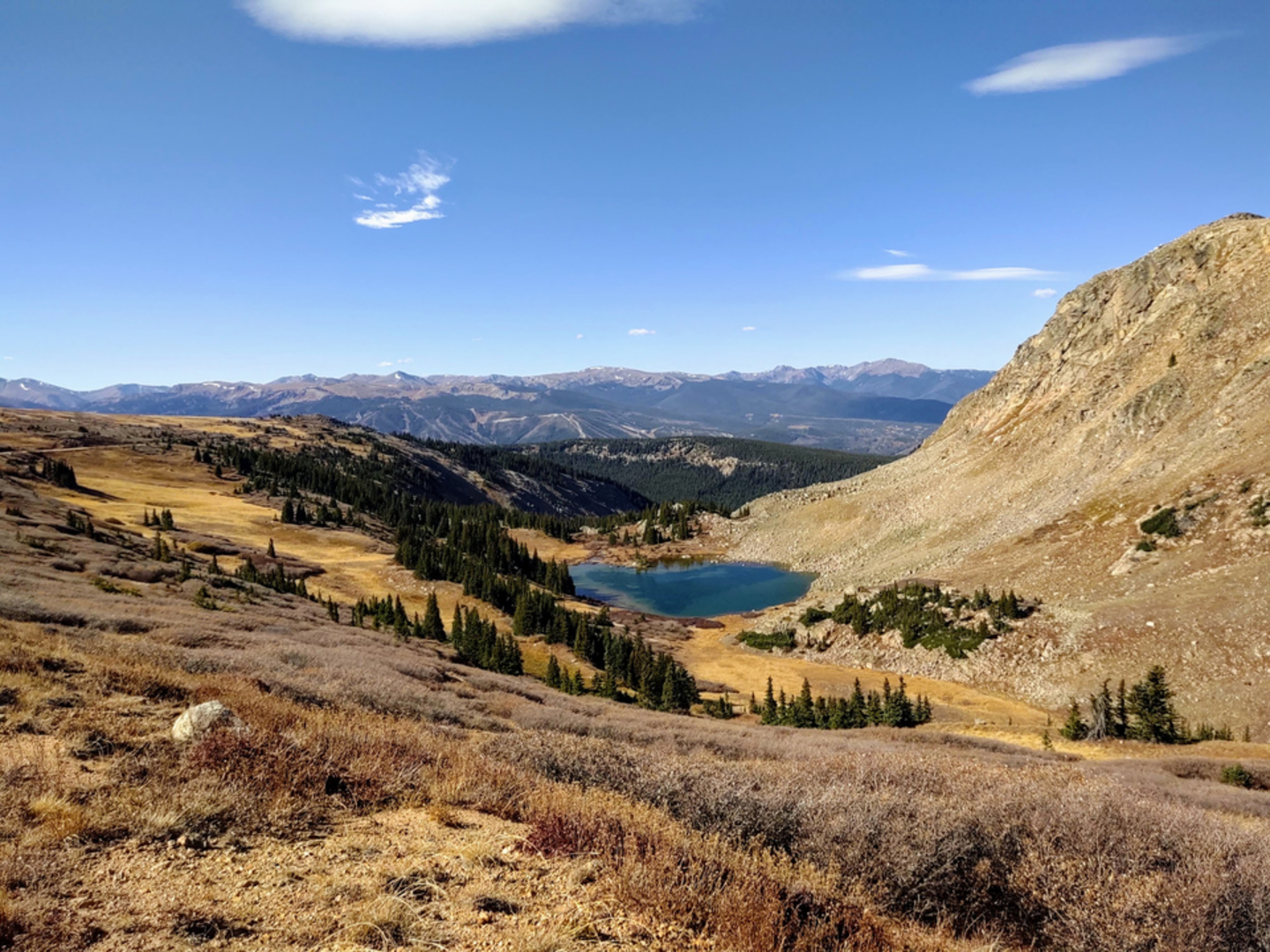 An image depicting the trail Riflesight Trail and its surrounding area.