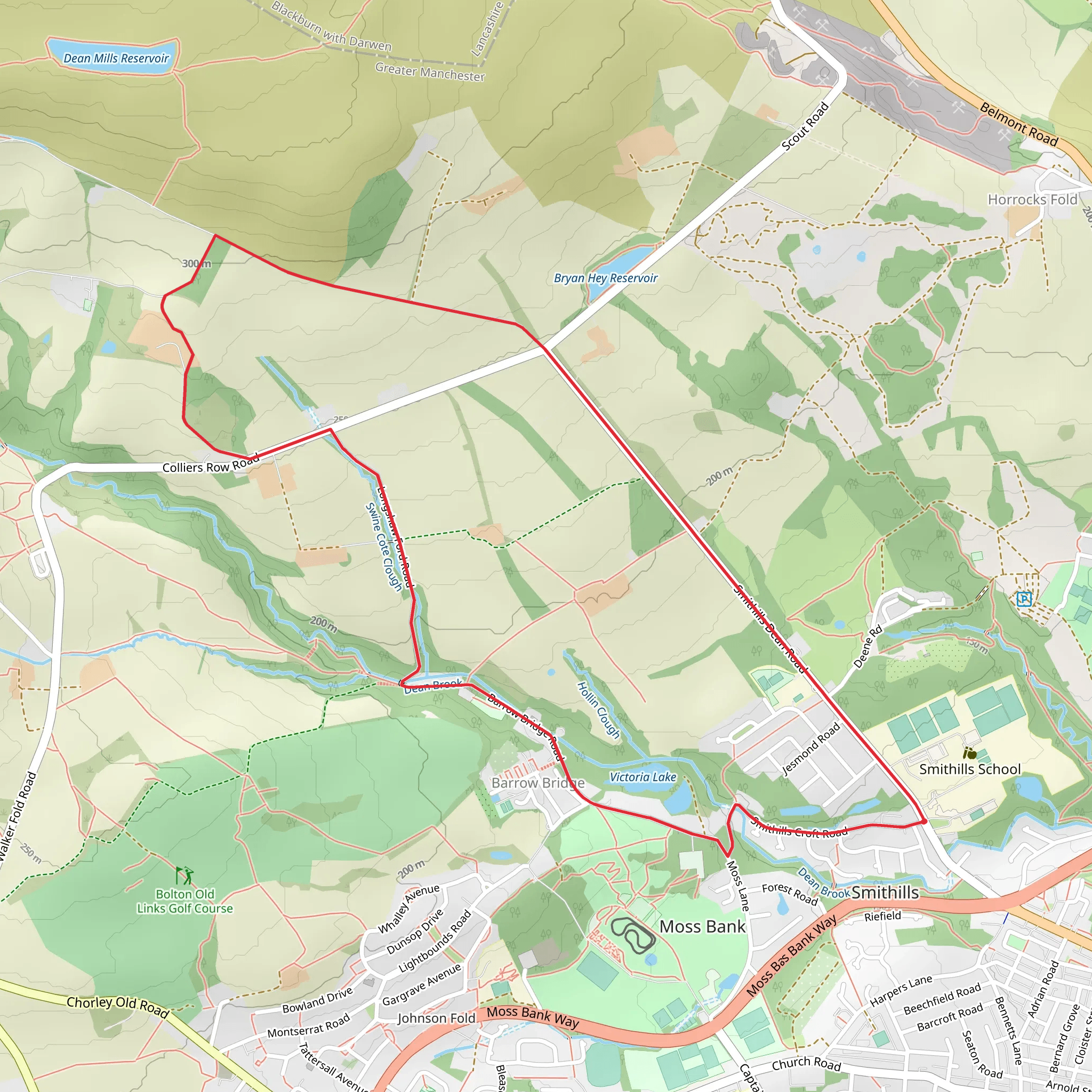 Victoria Lake mobile static map