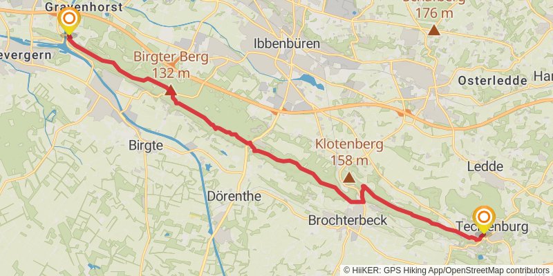 Hermannsweg stage 2 Map