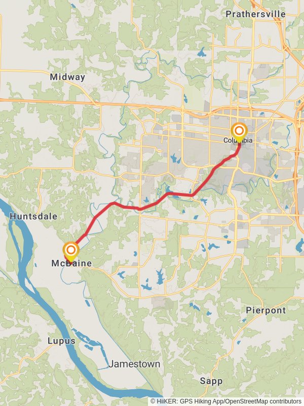 MKT trail - Columbia