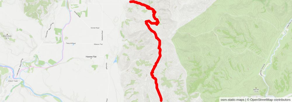 Long Gully Carpark to Nook Road Carpark stage 2 Map