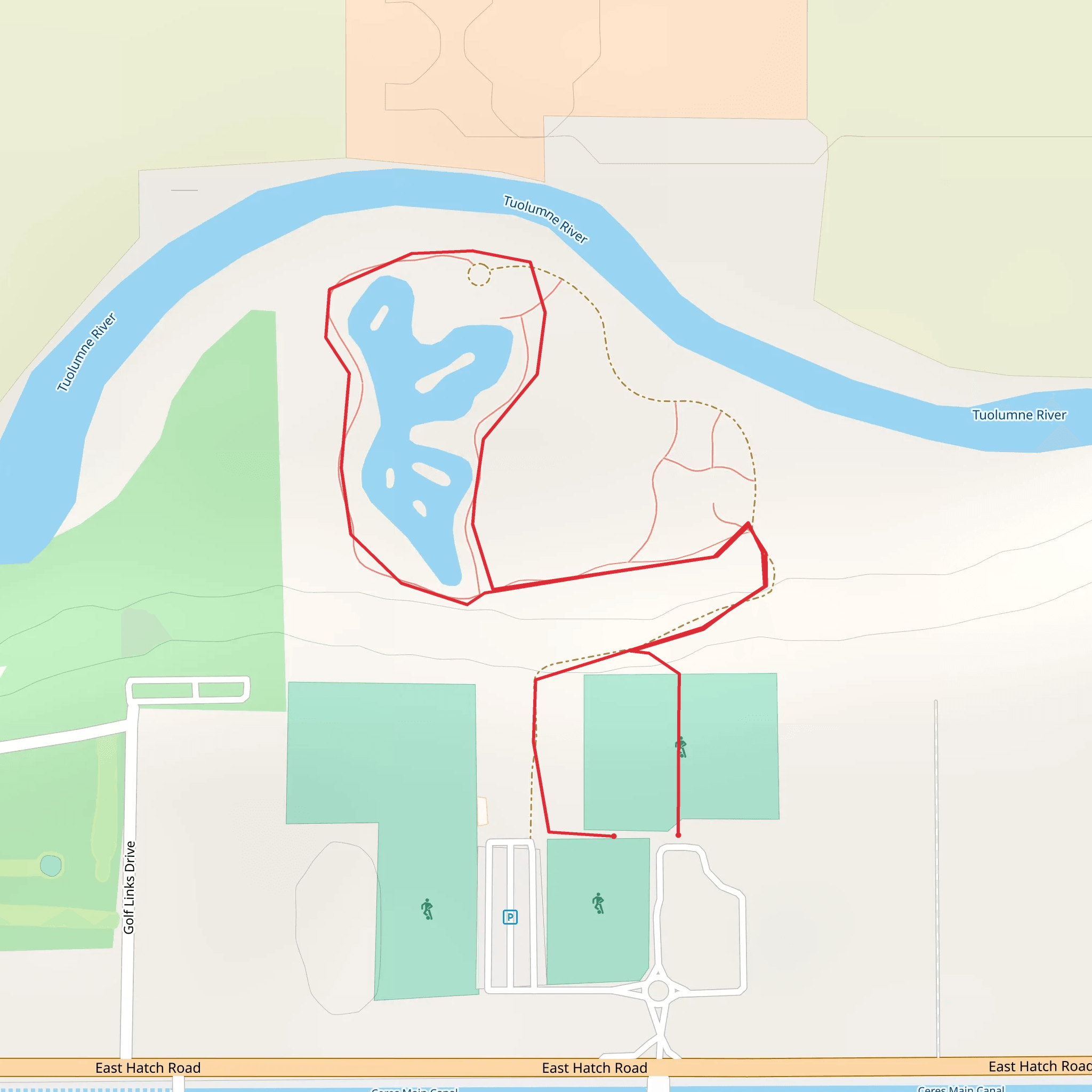 Keleent Community Pond Loop mobile static map