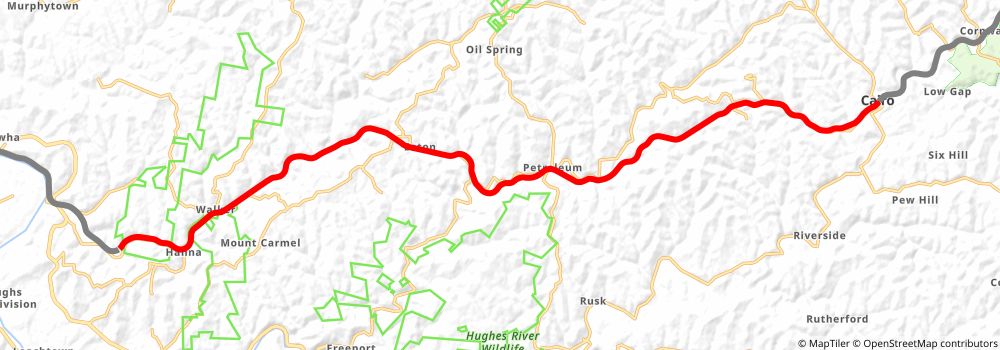 American Discovery Trail South Route stage 46 Map