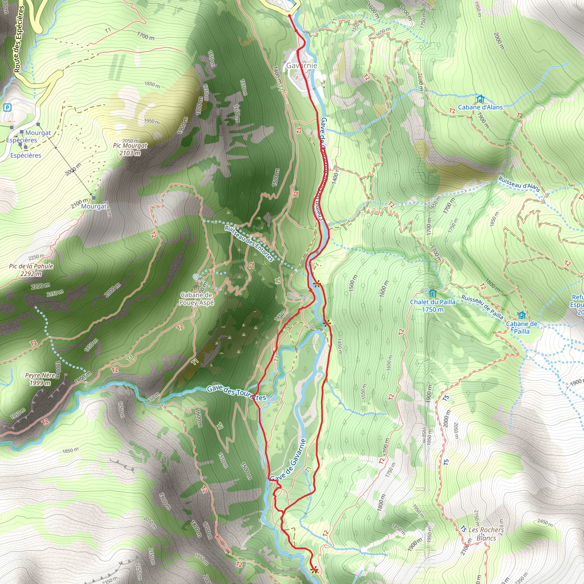 Gavarnie - Gavarnie Cirque mobile static map
