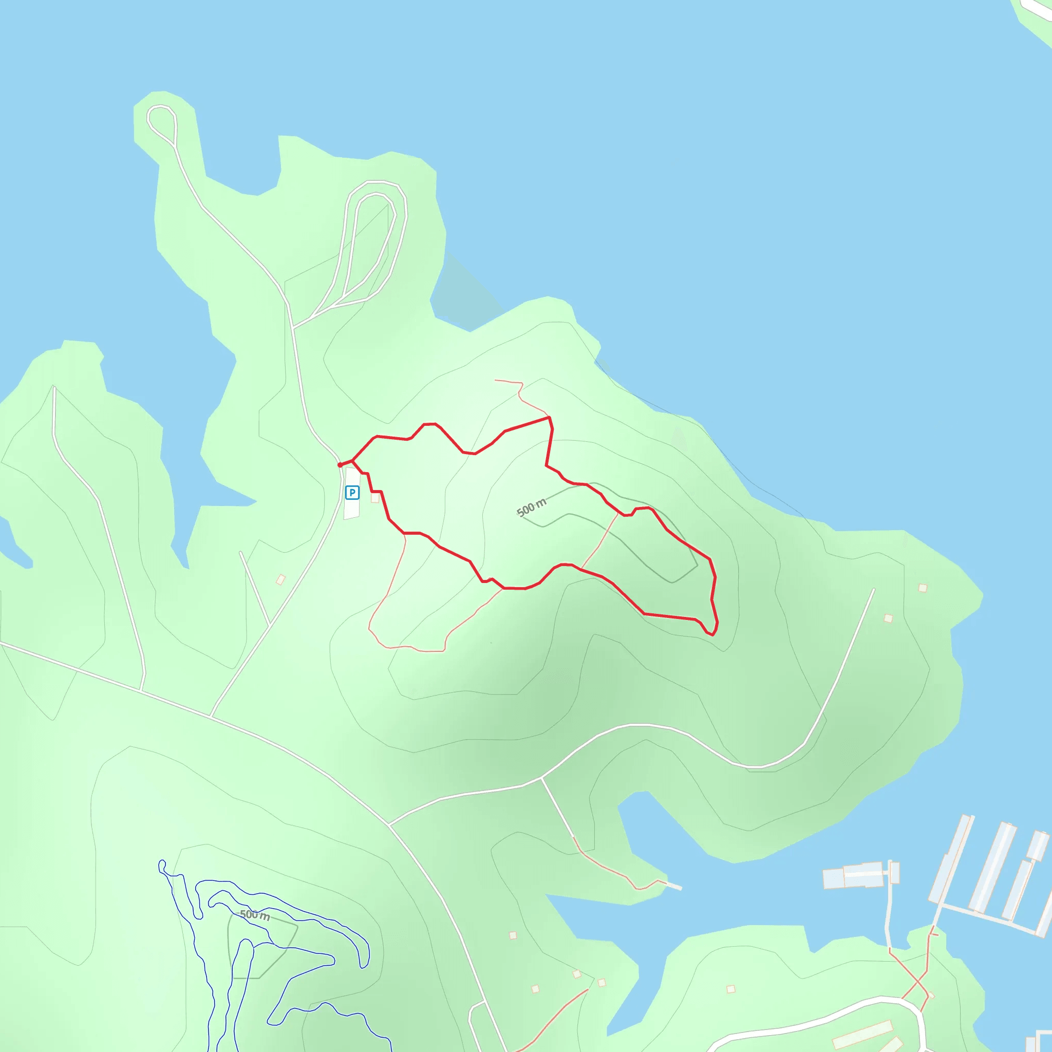 Dakota Trail mobile static map