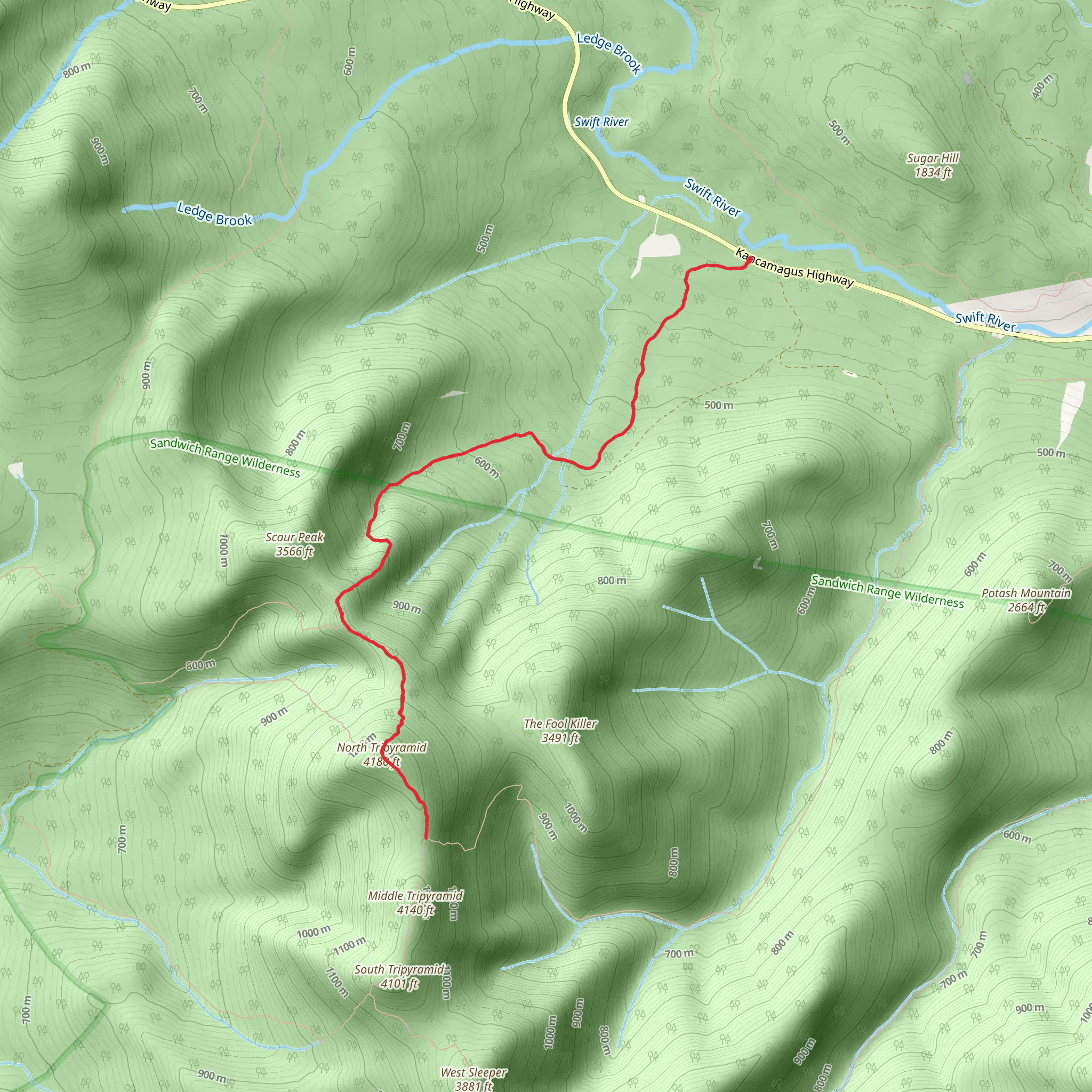Pine Bend Brook Trail mobile static map