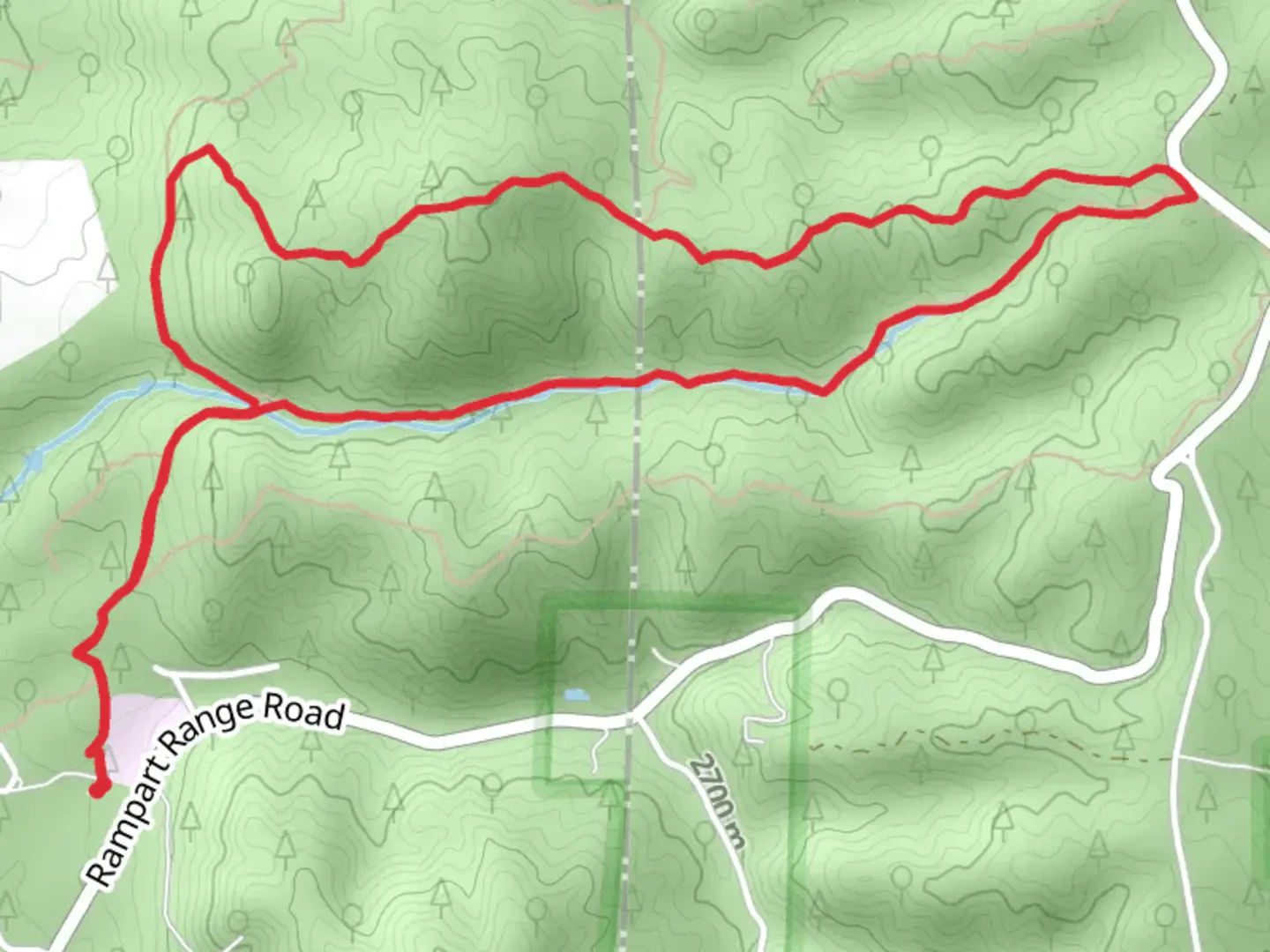 An image depicting the trail Lovell Gulch Trail and its surrounding area.