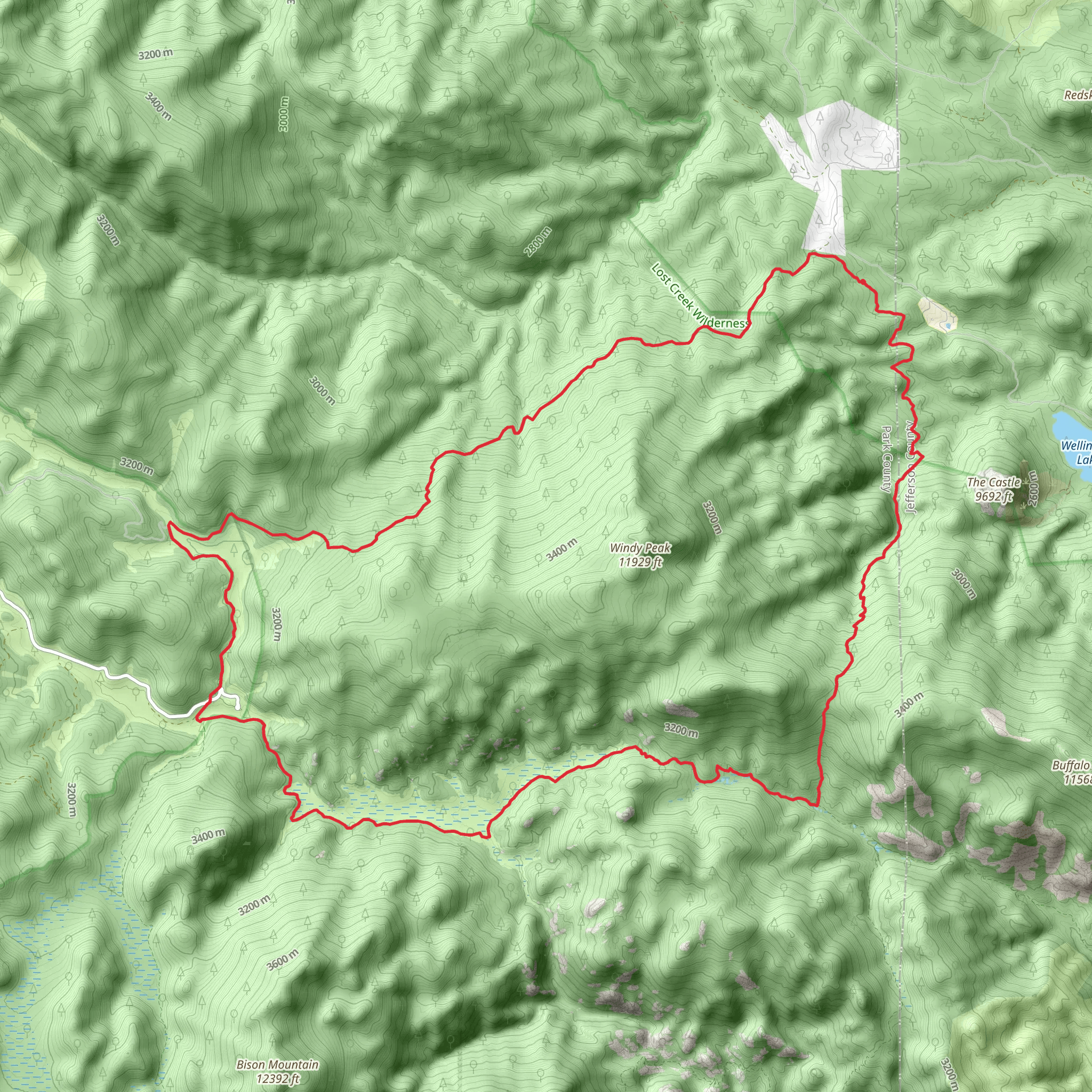 Wigwam and Colorado Loop Trail mobile static map