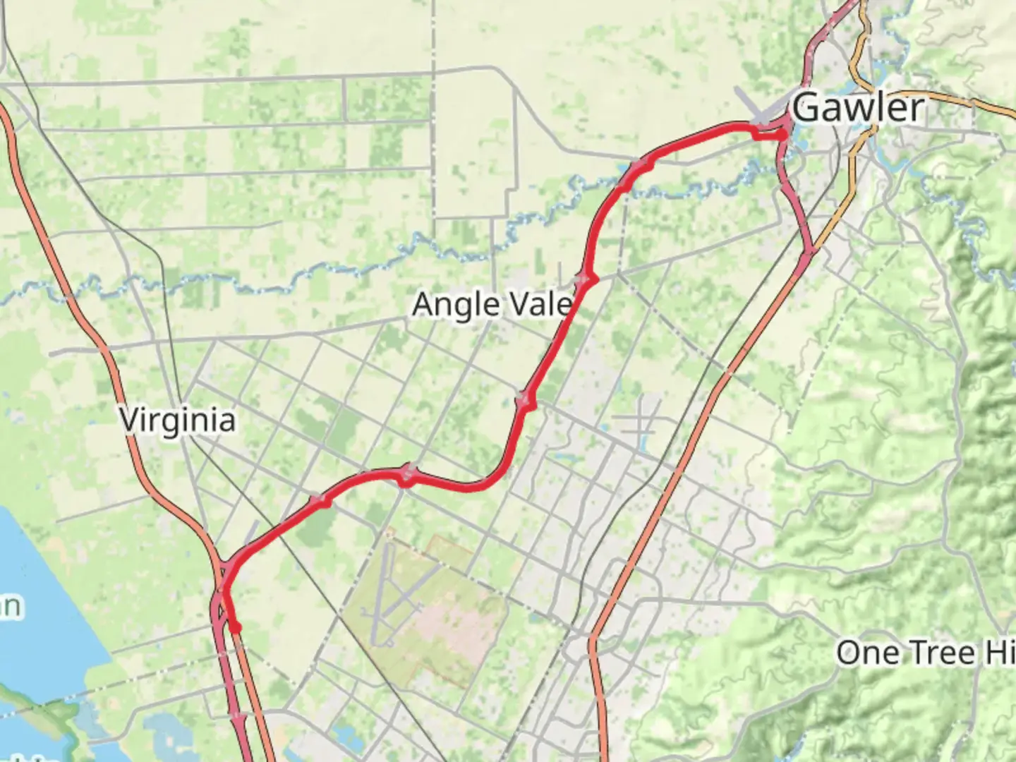 An image depicting the trail Stuart O’Grady Track and its surrounding area.