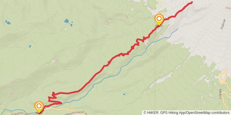 Paradise Park Trail stage 2 Map