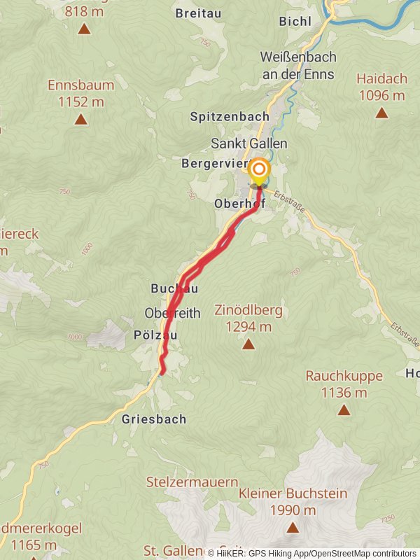 Bodenweg - Rundwanderweg mobile static map