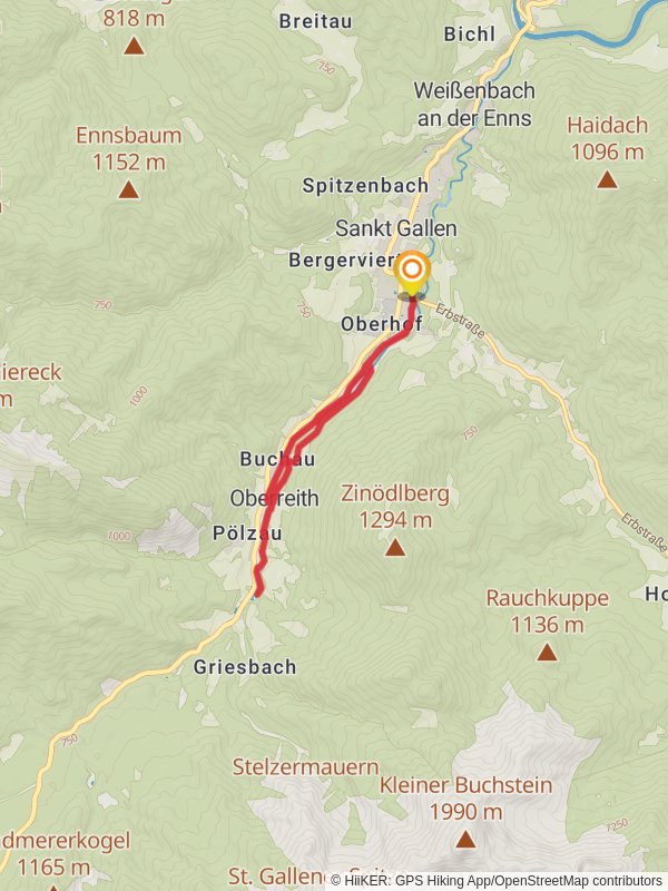 Bodenweg - Rundwanderweg mobile static map