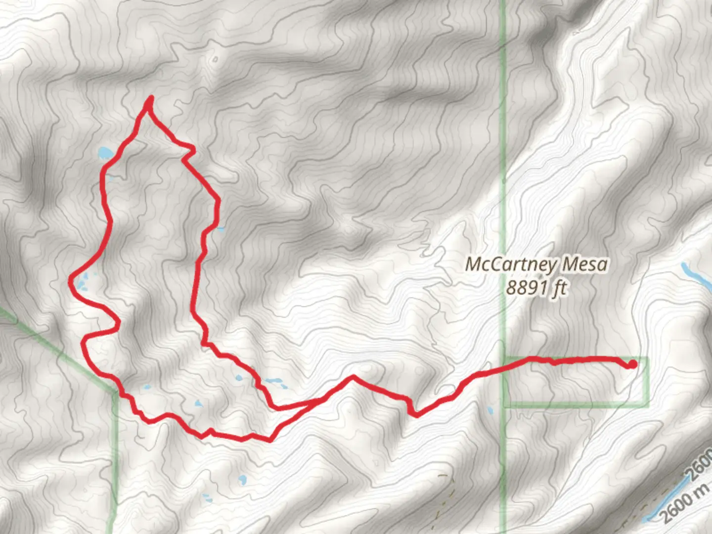 An image depicting the trail Little Elk and East Sopris Creek Loop and its surrounding area.