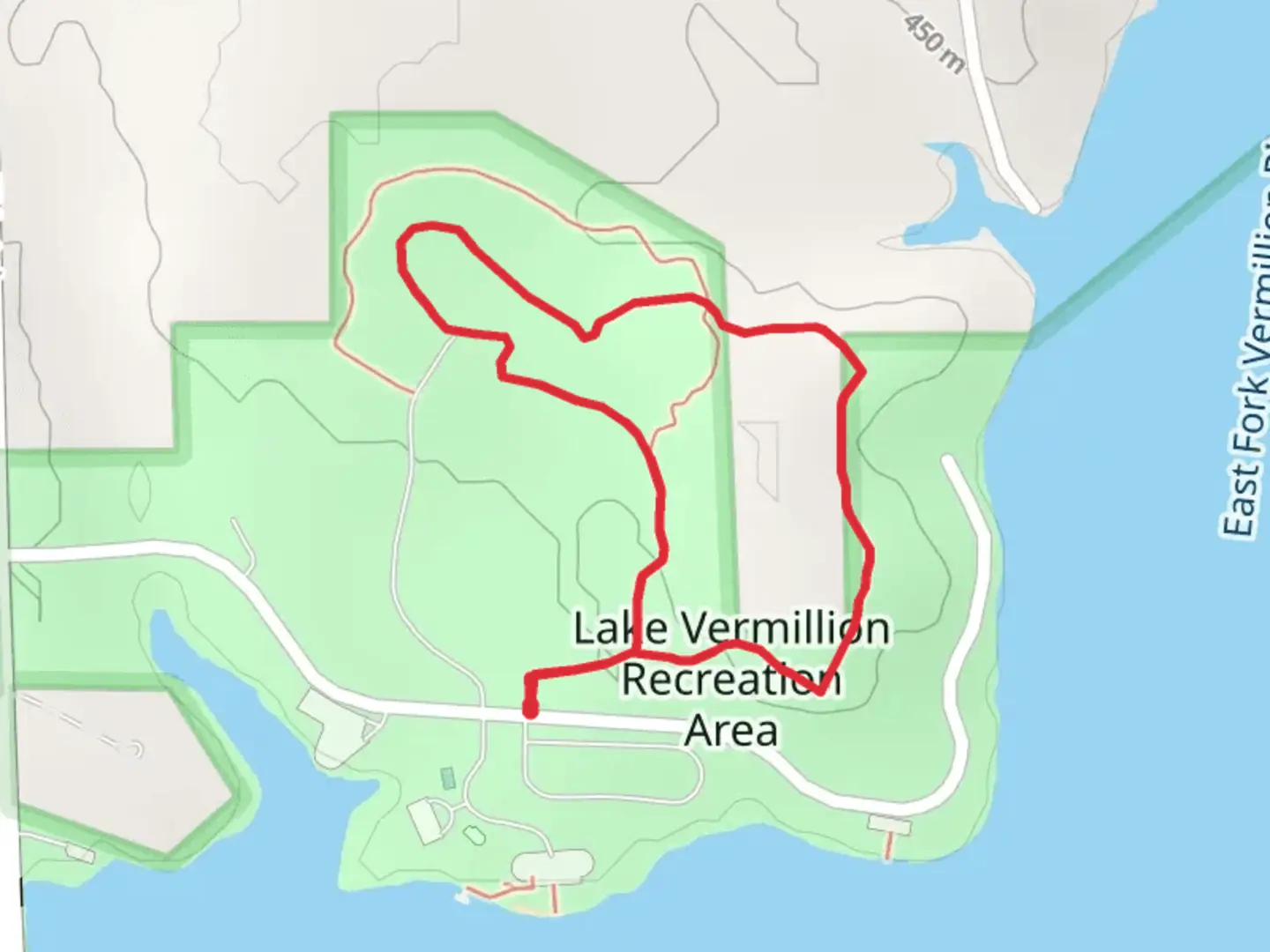 An image depicting the trail Otter Stream Loop Trail and its surrounding area.