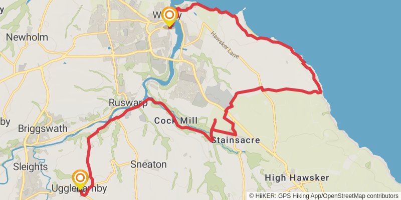 Eskdale Way stage 8 Map