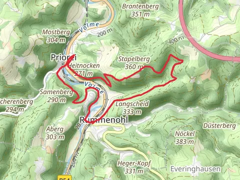 Uffelnweg and Dahler Hoehenring Loop