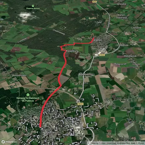 Monument Voor Nederlands Militairen via Streek - GR Noorderkempen