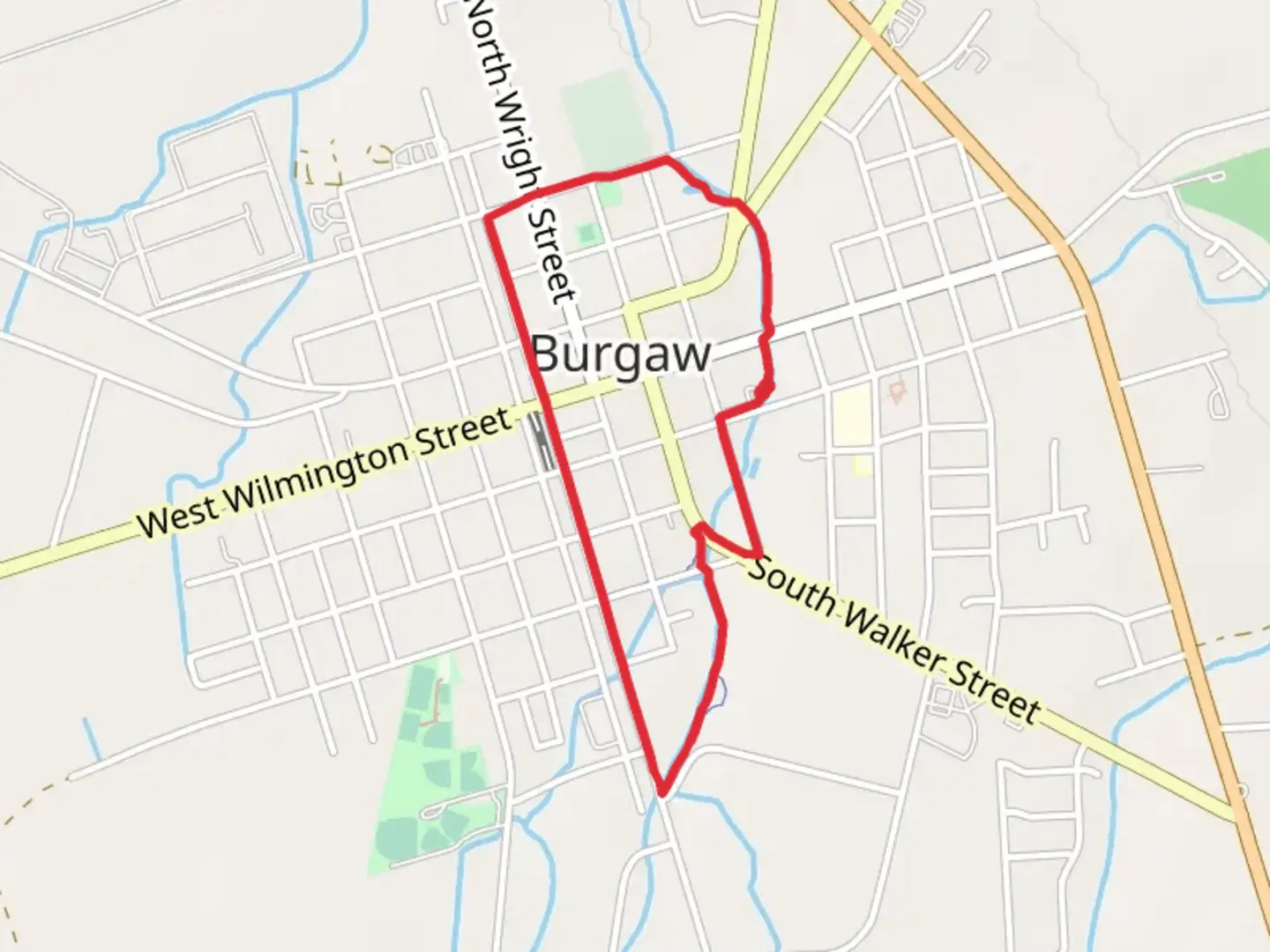 An image depicting the trail Osgood Canal Loop Trail and its surrounding area.