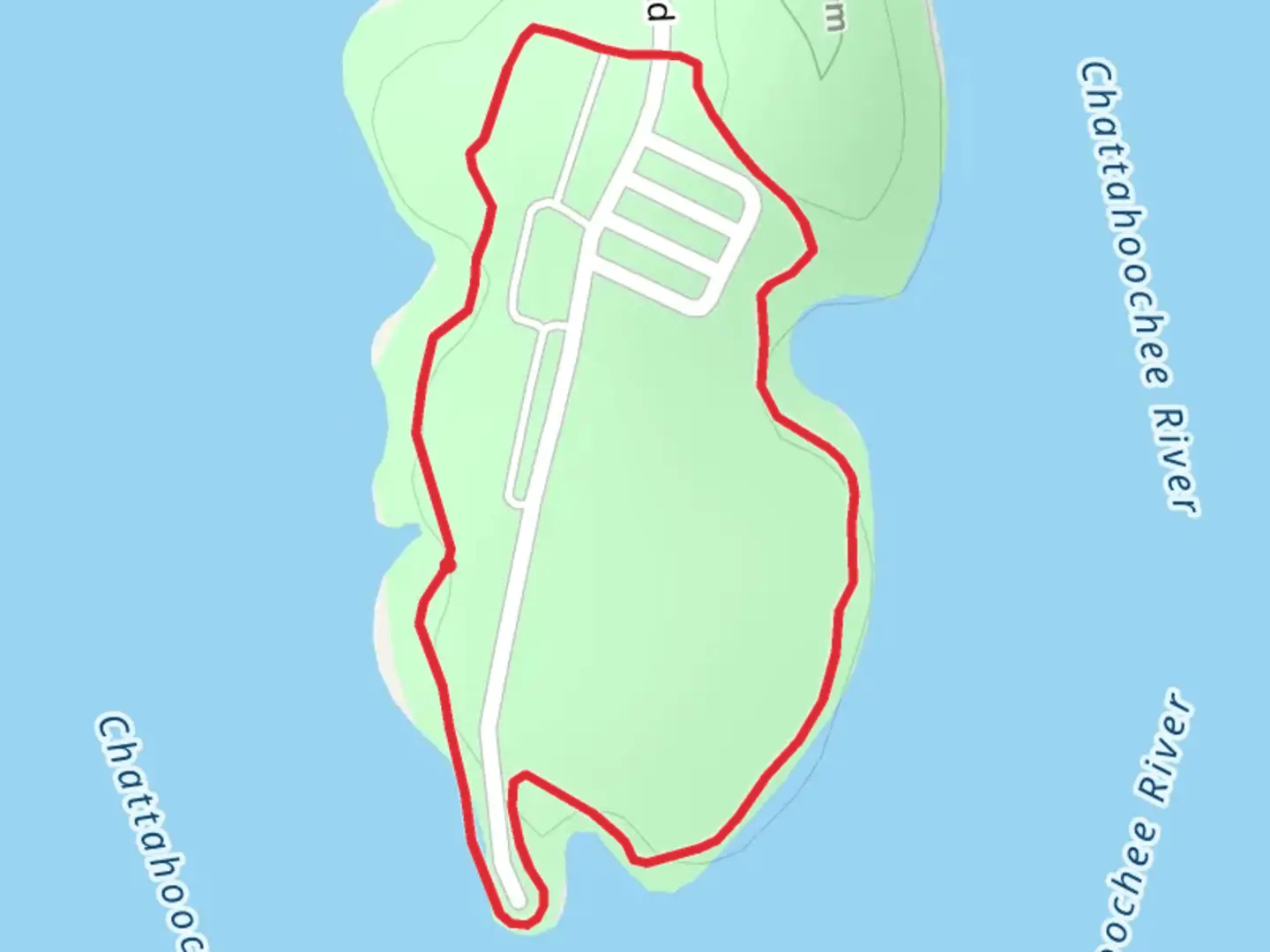 An image depicting the trail Laurel Park Road Loop and its surrounding area.