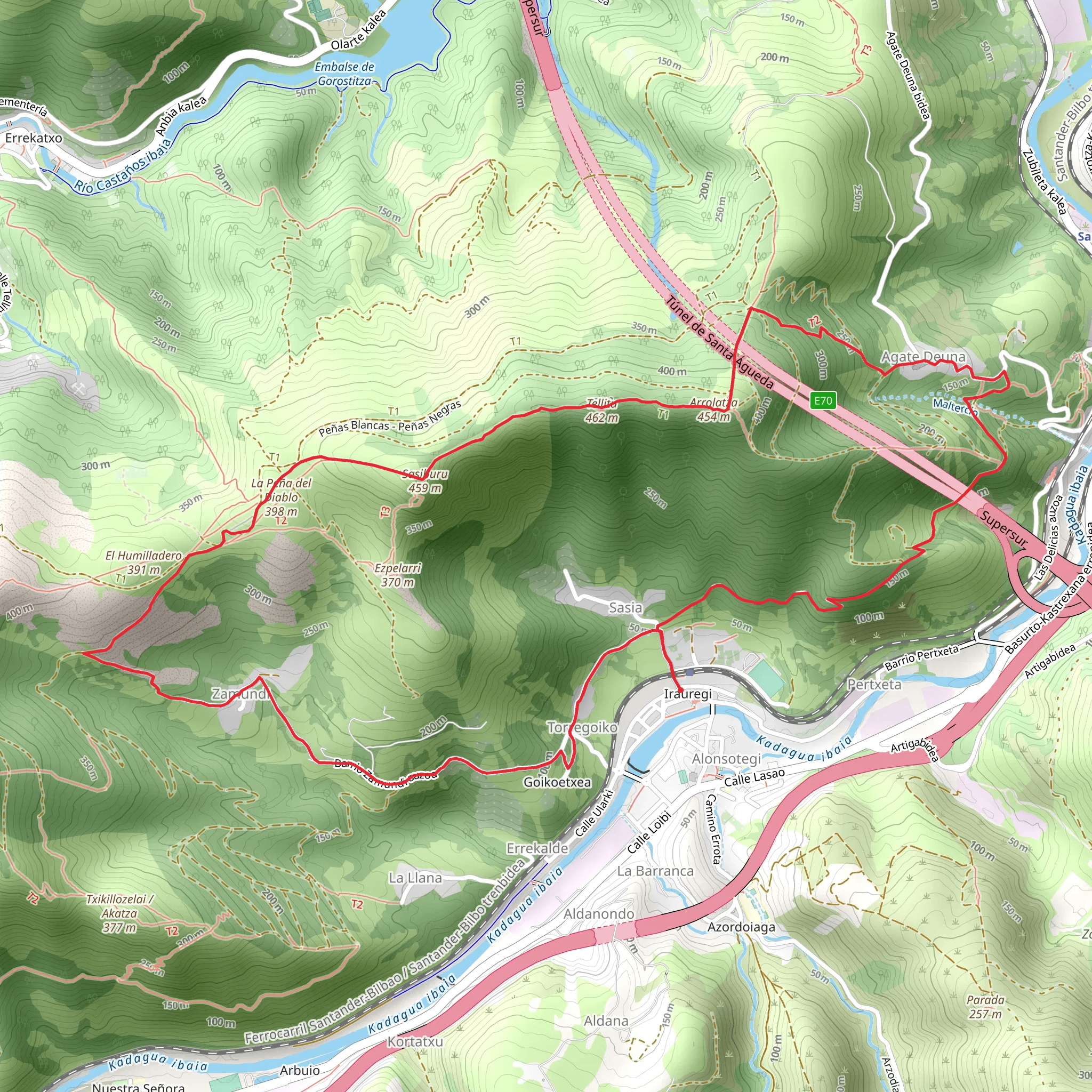 Peñas Blancas Route PR BI 101 mobile static map
