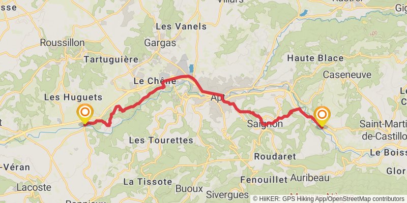 Via Domitia stage 20 Map