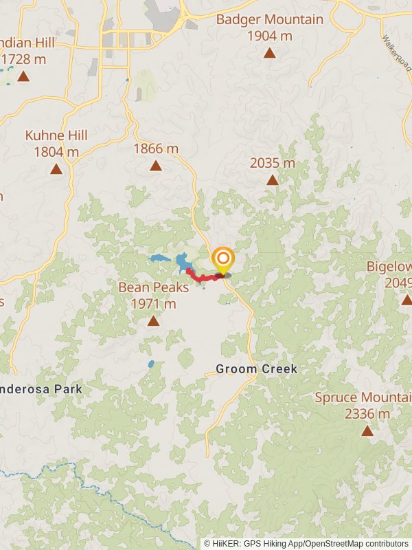 Upper Goldwater Lake via Prescott Circle Trail