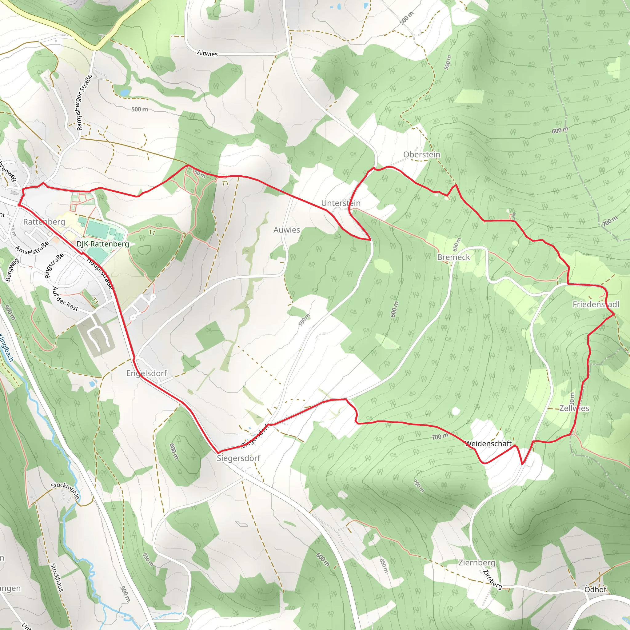 Main Donau Weg mobile static map