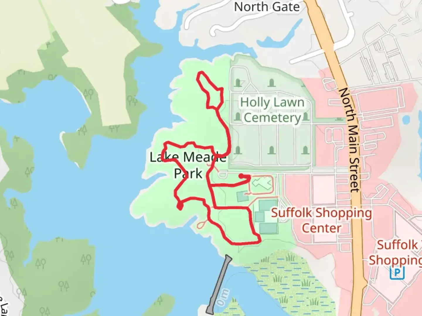 An image depicting the trail Lake Mead Skate Park Loop and its surrounding area.
