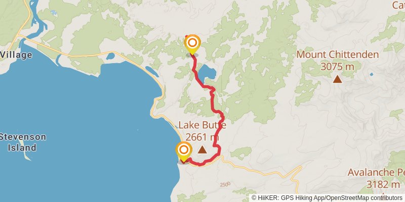 Turbid Lake Trail stage 2 Map